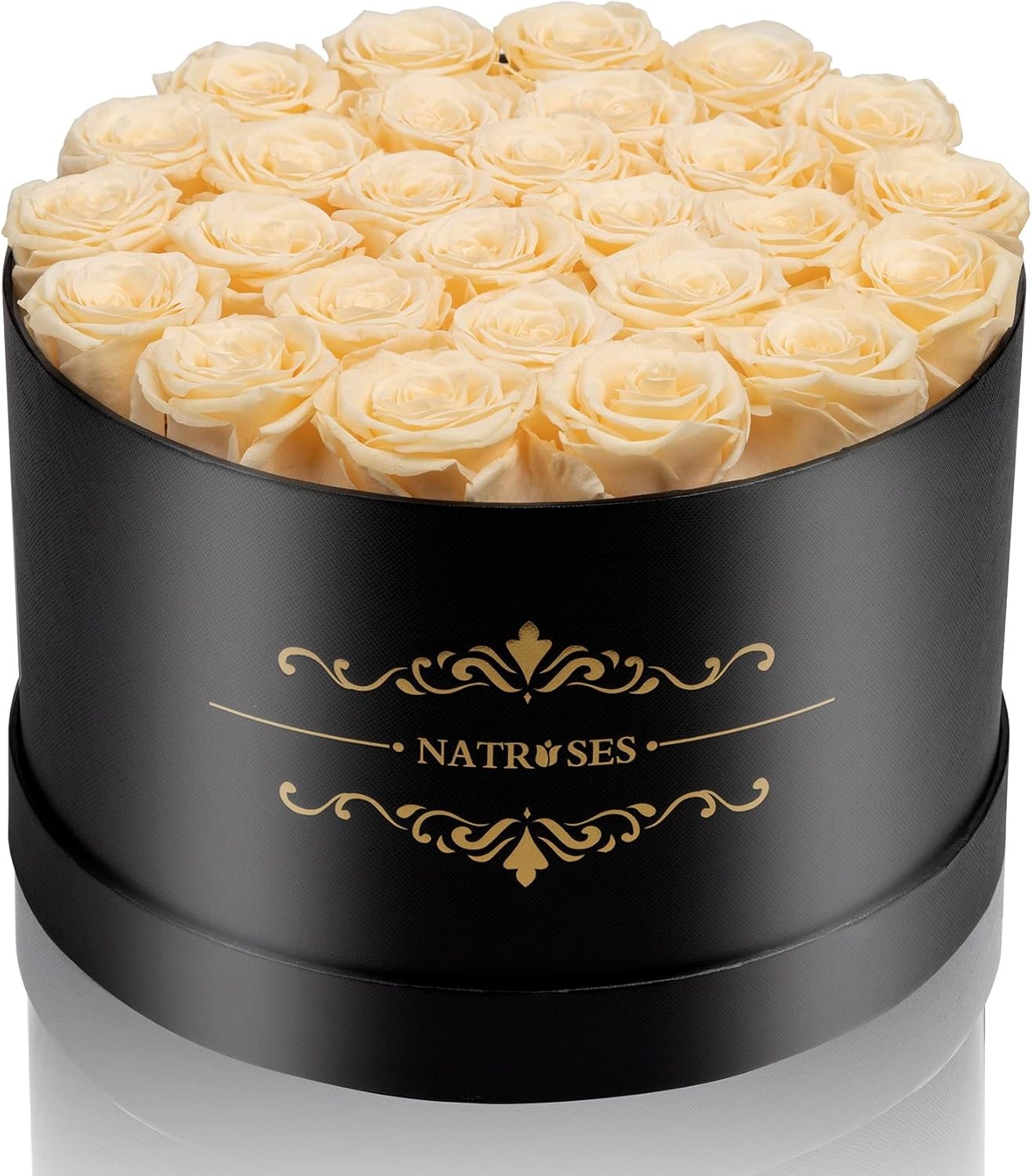 NATROSES Gifts for Her 27 Piece Forever Preserved Roses in a Box, Preserved Flow