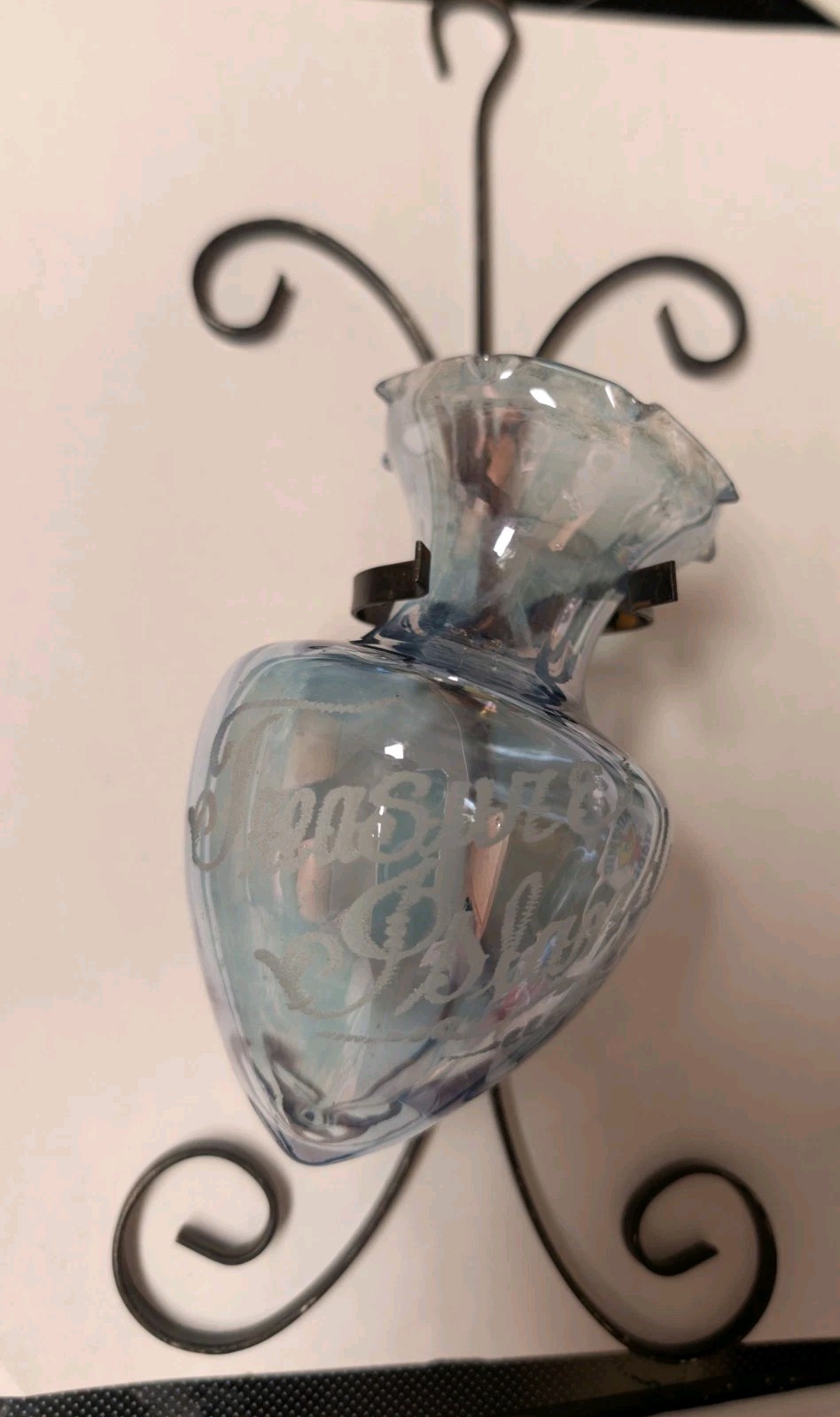 VINTAGE Treasure Island SF CA Wall Sconce Propagation Planter Bulb Glass Vase