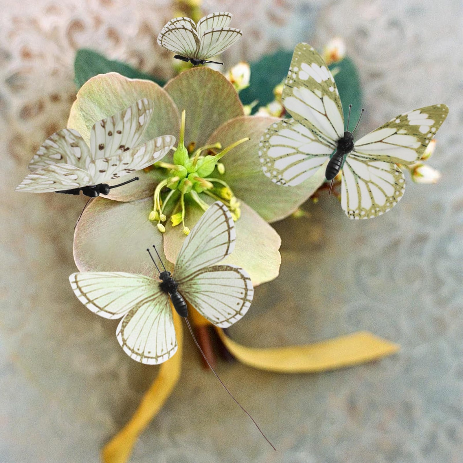 Artificial 3D Decorative Butterflies, Highly Decorative, Suitable for Wedding…