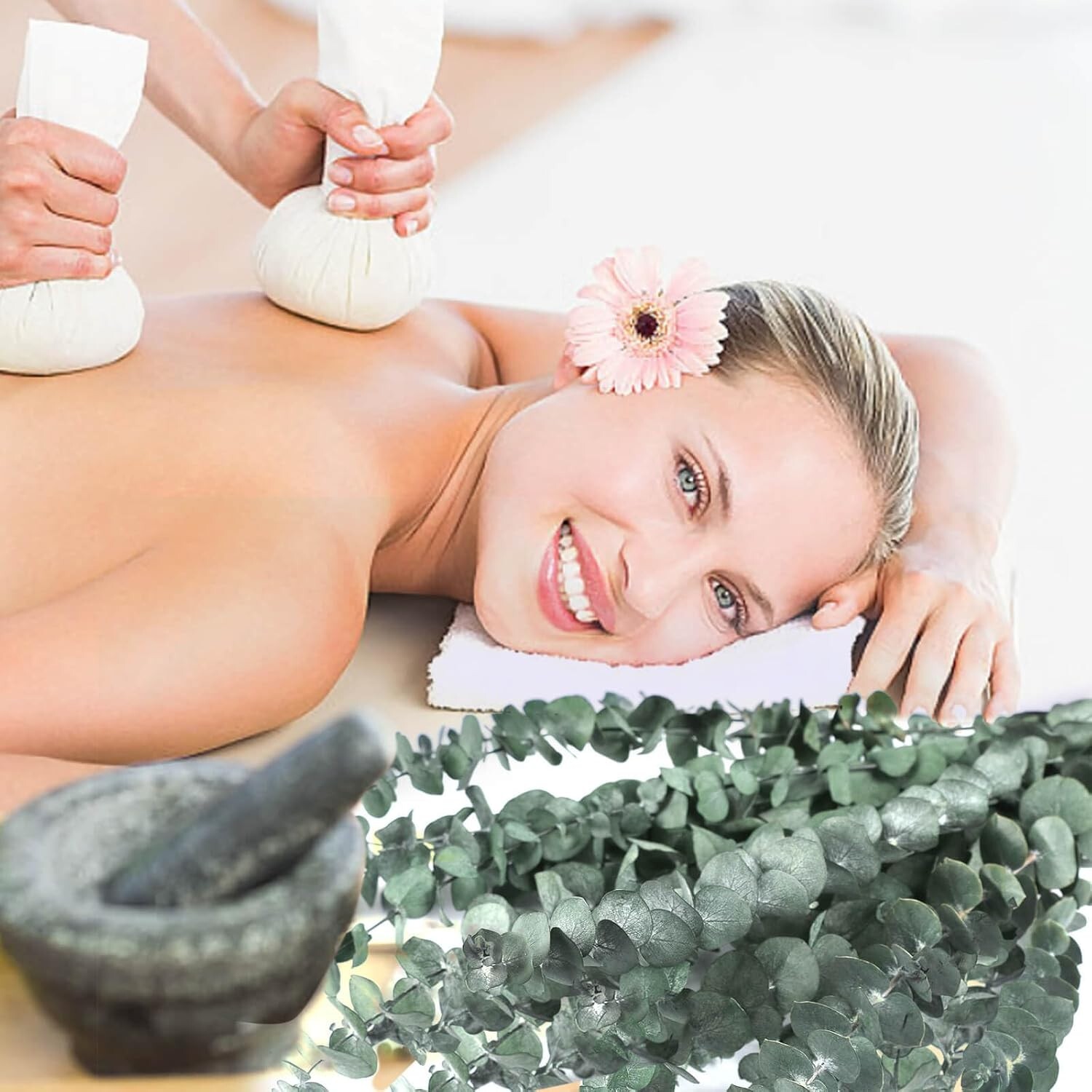 15 Pcs Natural Eucalyptus for Shower Bundle 100% Real Eucalyptus 17″ Dried Pr…