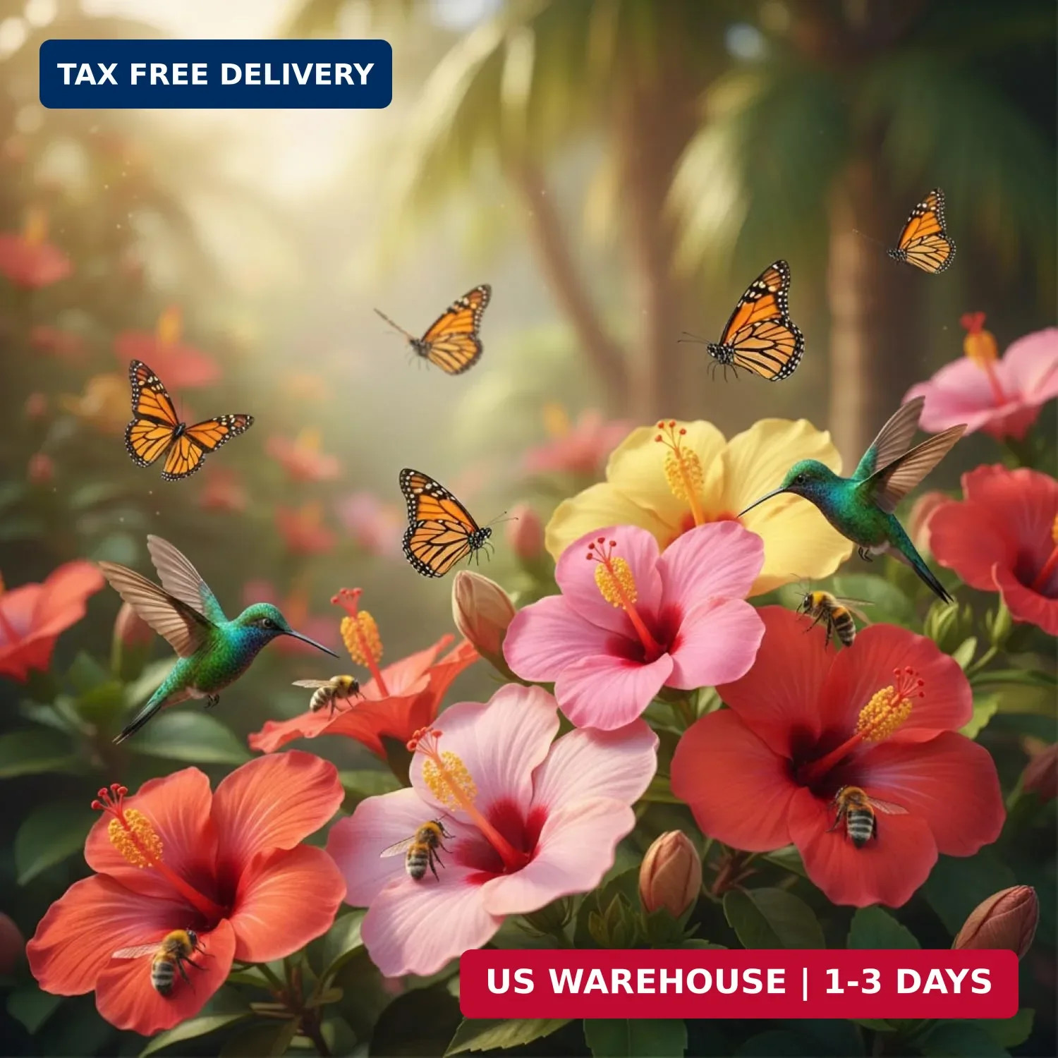 100 Hibiscus Seeds for Planting Perennial Flower Seeds for Outdoor Garden Tropic