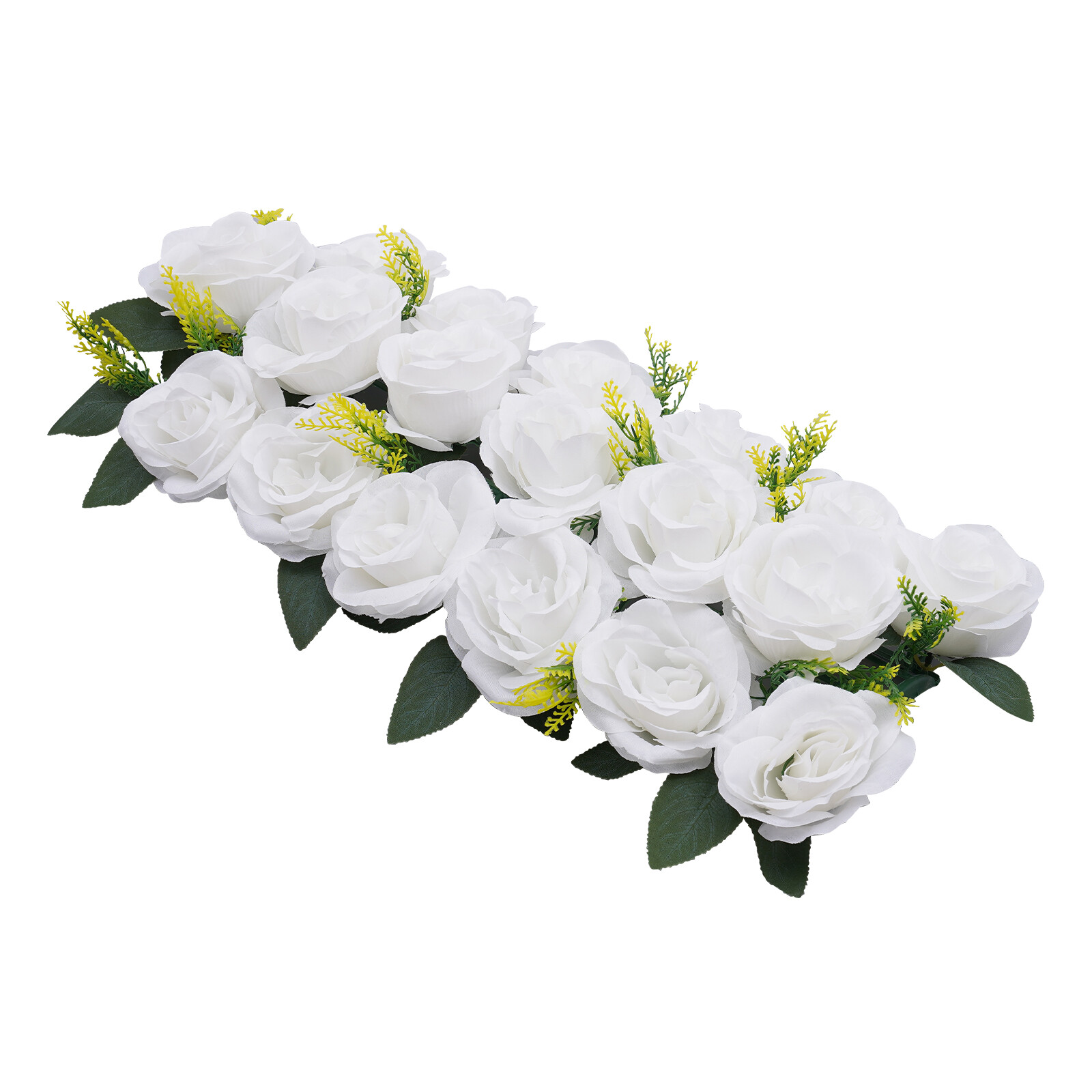 Wedding Dining Table Flower Centerpiece Floral Arrangement 10 Pieces White Roses
