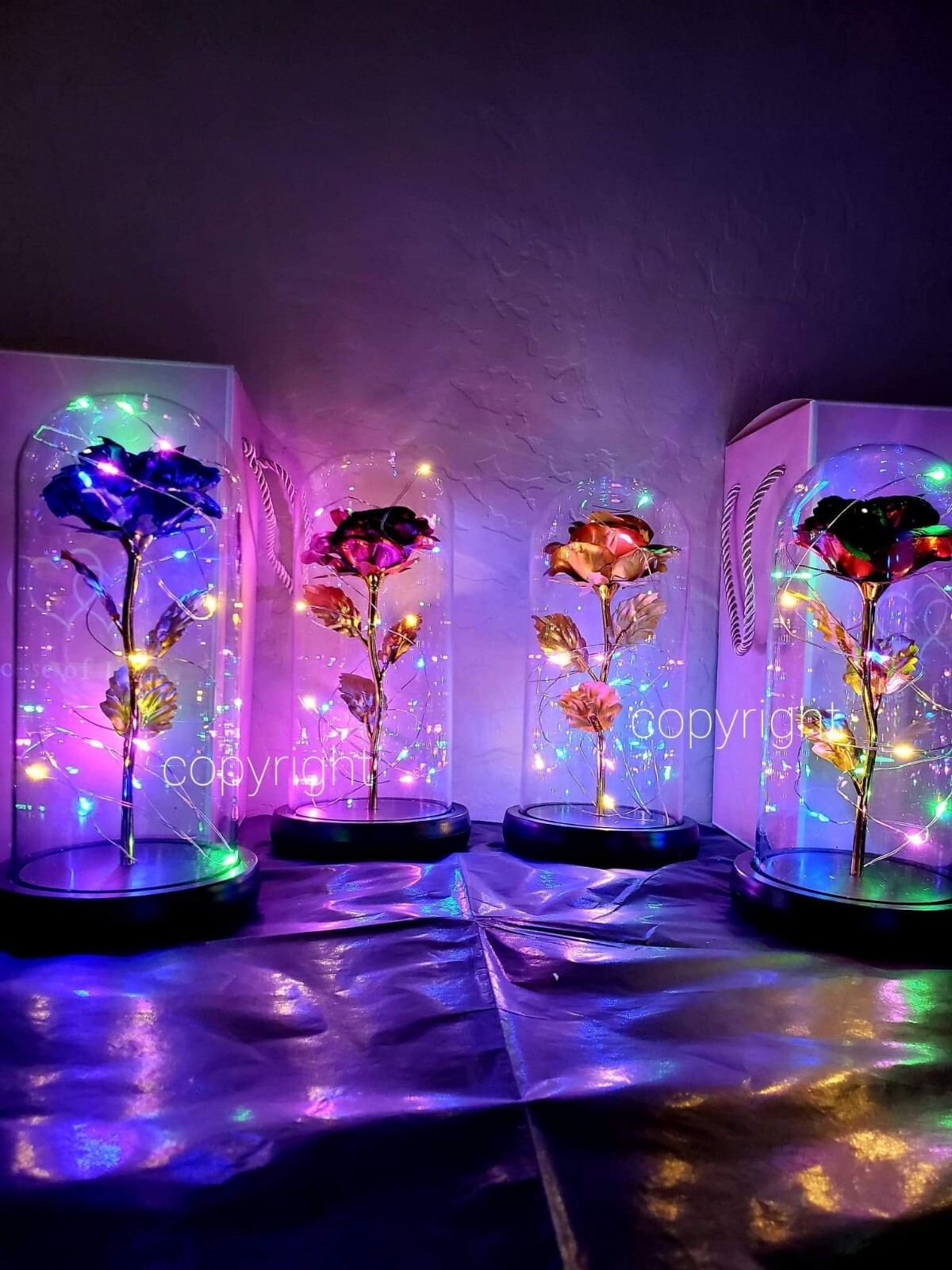 Eternal Rose Flower LED Enchanted Galaxy Rose Girlfriend Valentine’s Gift