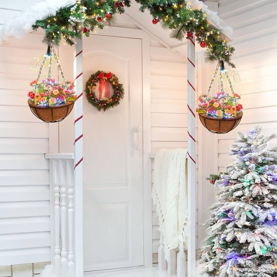 2PK Fairy String Lights with Flower Pot