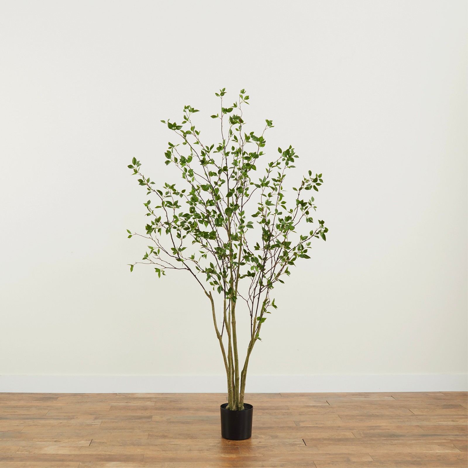 Nearly Natural 7ft Minimalist Citrus Artificial Tree in Green