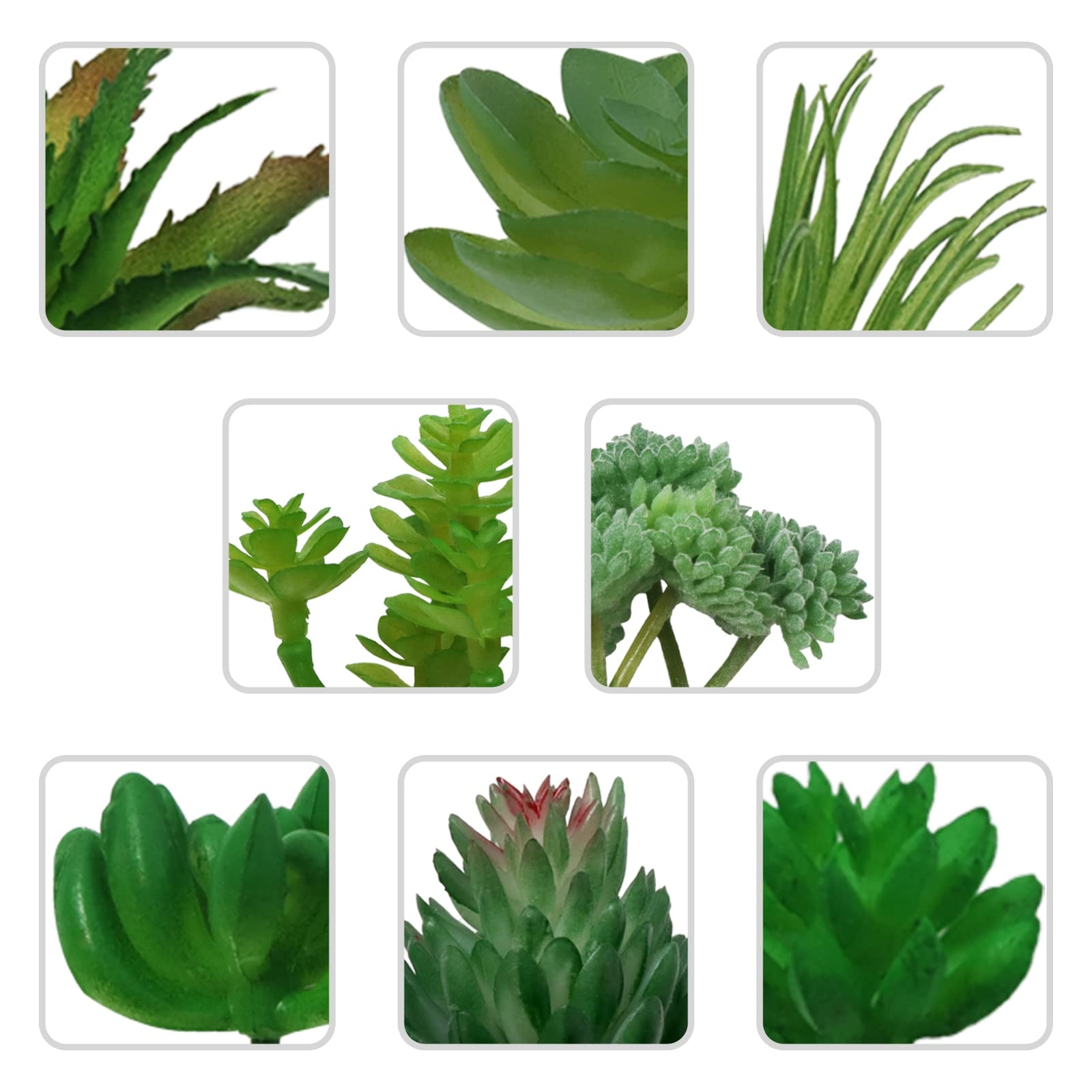 Fake Succulents Unpotted Realistic Plants Mini Artificial Succulent Plants