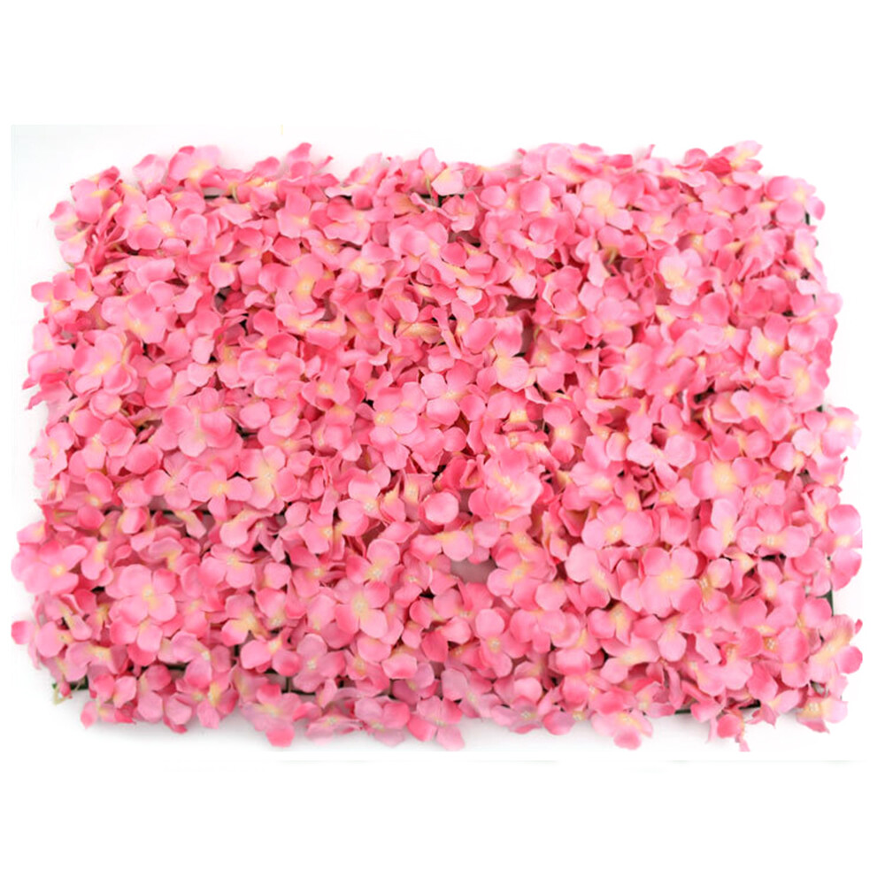10/20Pcs Artificial Wedding Silk Flower Wall Decor Background Rose Floral Panels