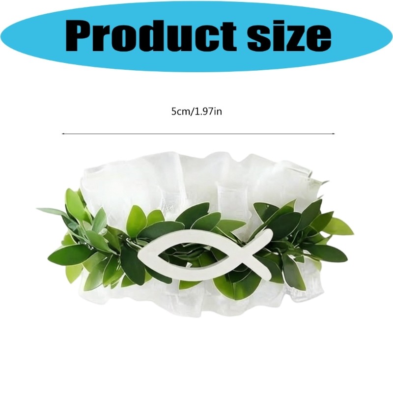 4Pcs Eye Catching Floral Vine Hoop Rings With Holders For Romance Decors