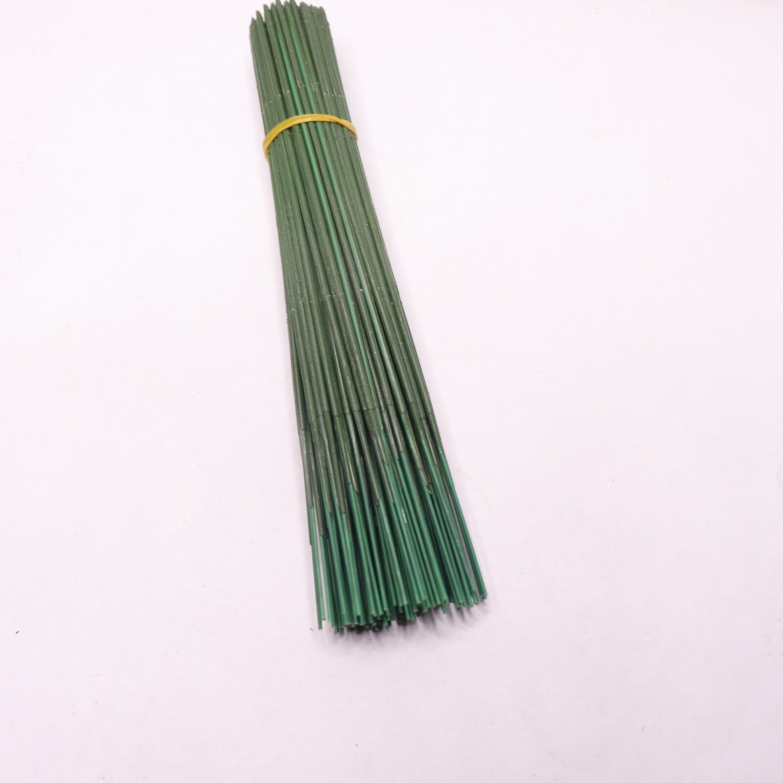 (100-Pk) Joleully Artificial Flower Rod Plastic Green 17cm & 25cm