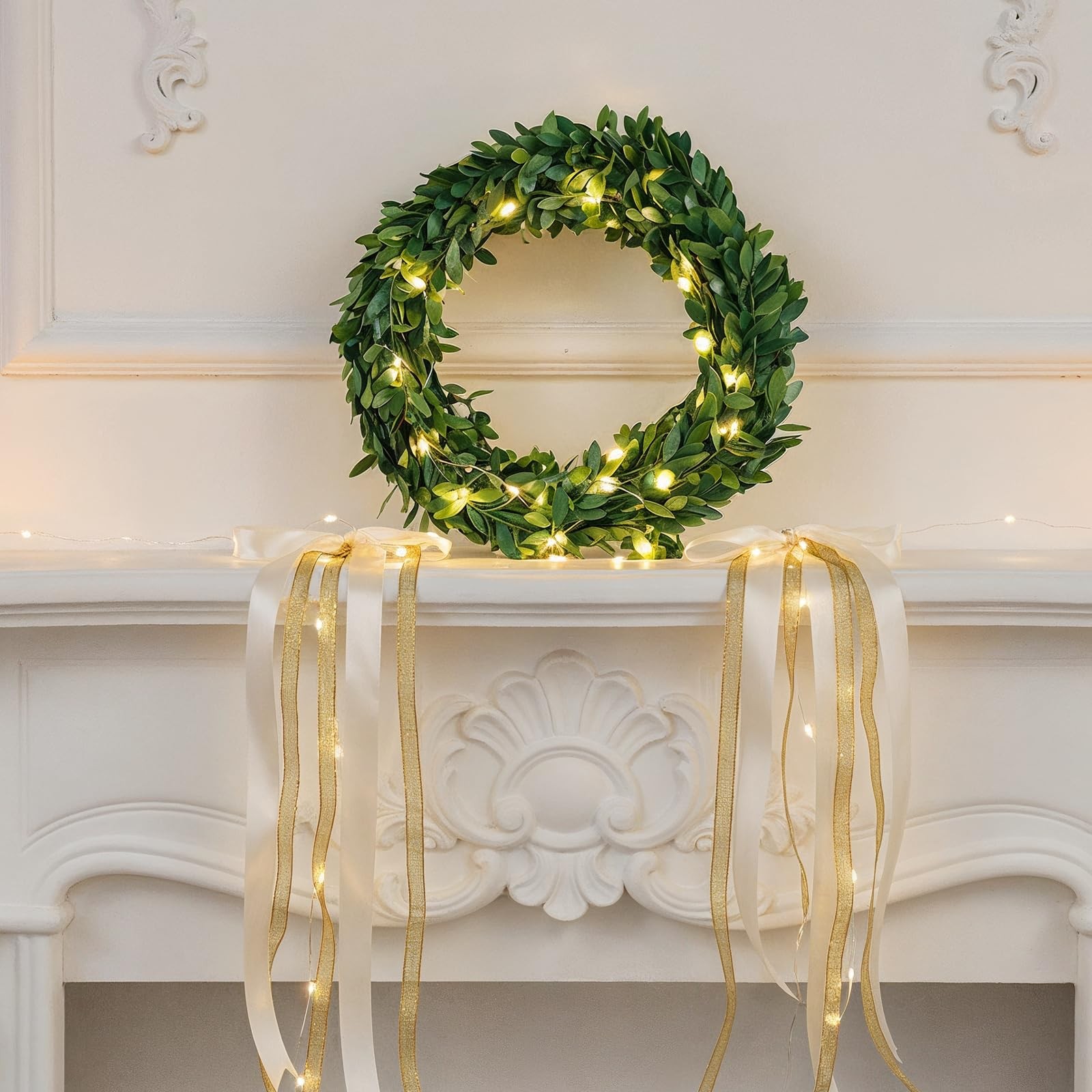 24.6 FT Artificial Green Vines for Decoration Mini Leaf Garland Green Vines Y…