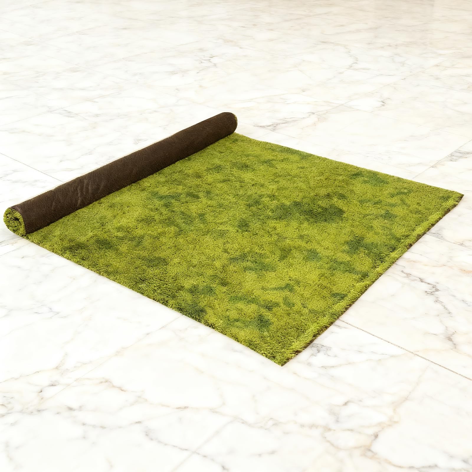 Artificial Grass Mat 4×3.3 Ft – Realistic & Soft Synthetic Turf, Fake Grass C…