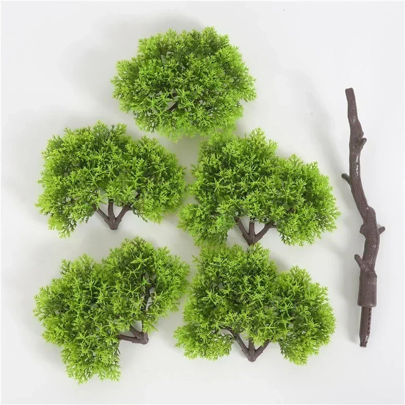 Pine Bonsai Tree Artificial Small Potted Fake Plants Flowers Ornaments for Home