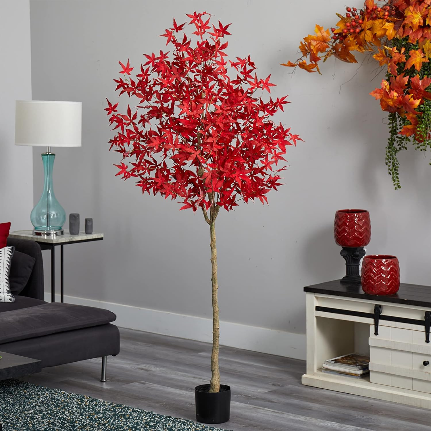 6Ft. Lifelike Autumn Maple Tree – Perfect for Fall Decor