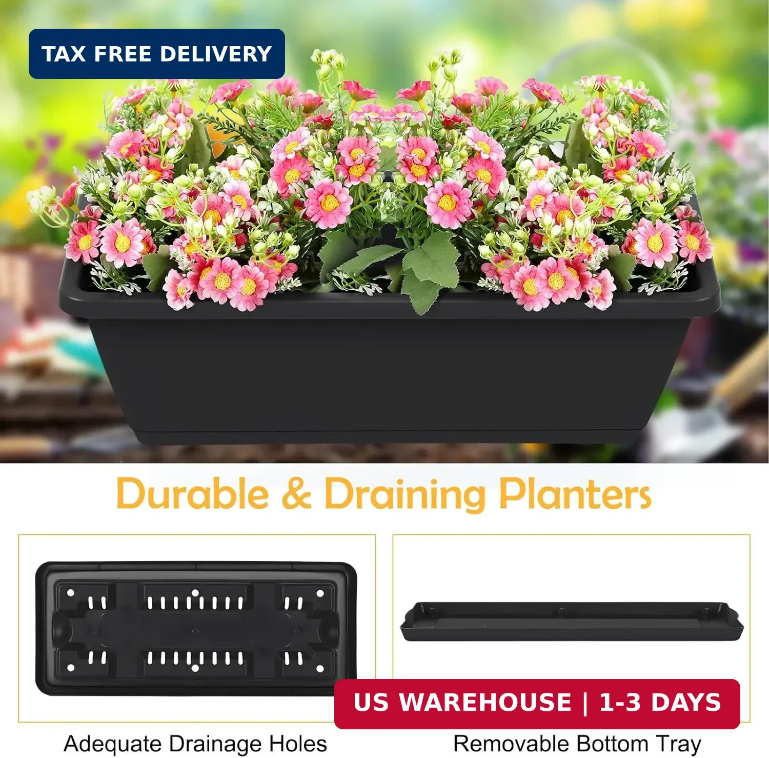 OYEAL Raised Garden Bed 4 Tier Vertical Garden Planters Indoor Outdoor Raised Pl