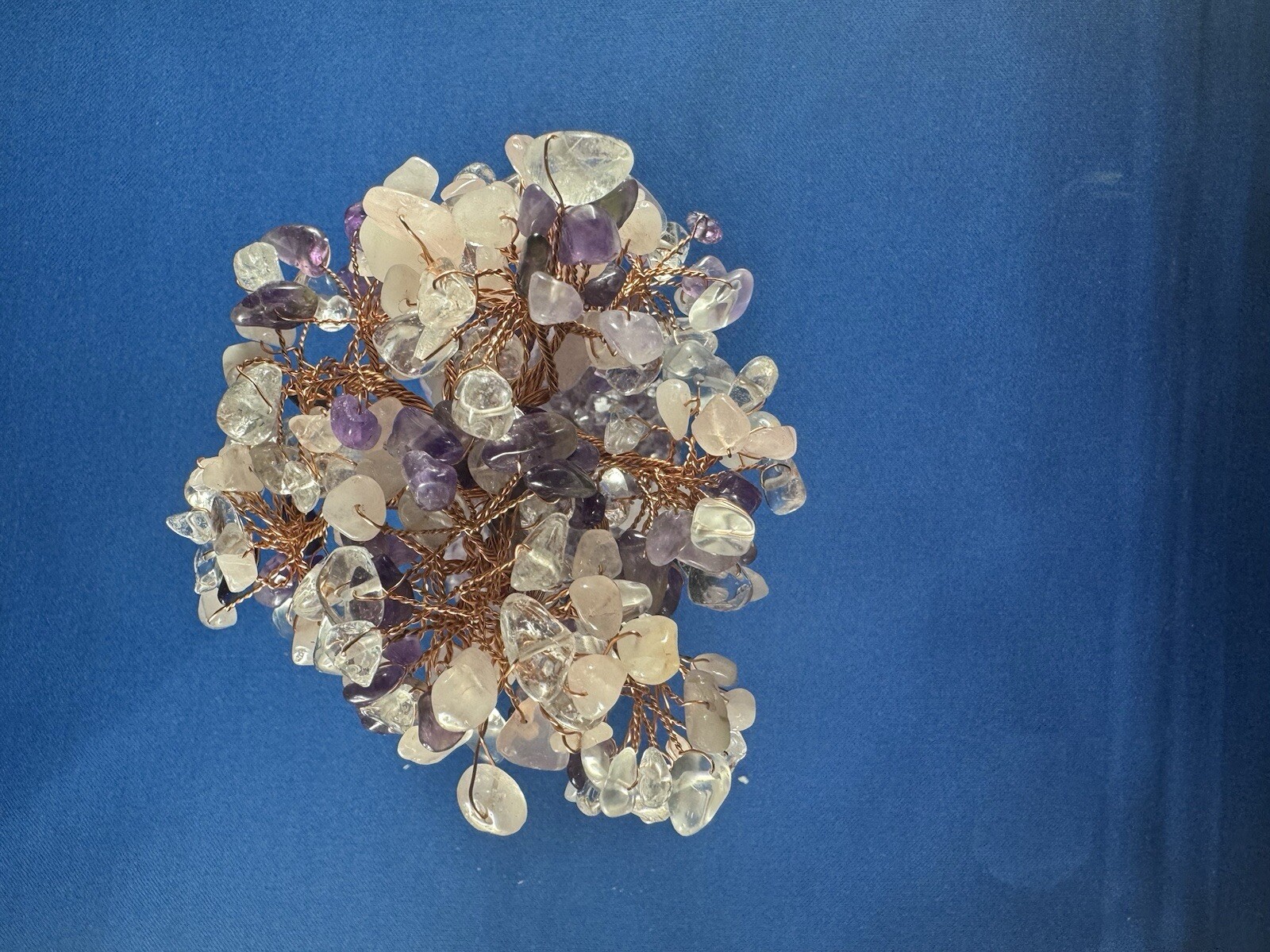 Unique Natural Amethyst Healing Crystal Money Tree on Amethyst Cluster Geode