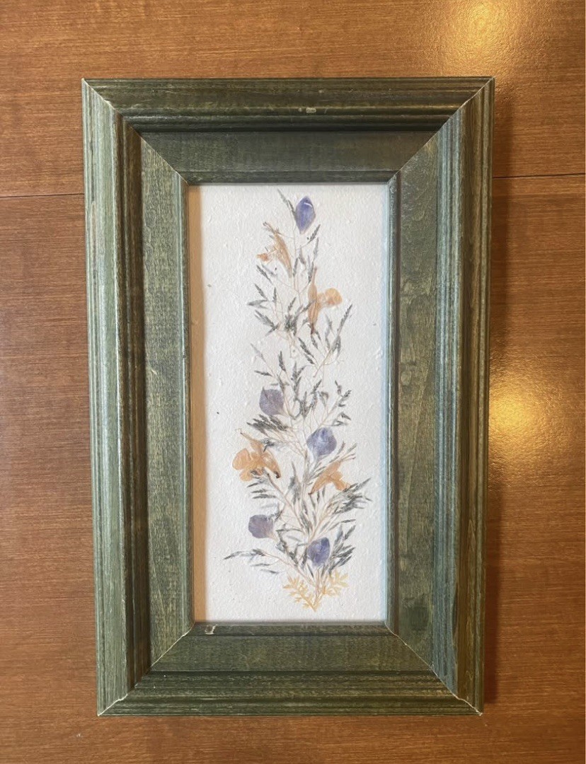 Framed Pressed Flower Wall Art