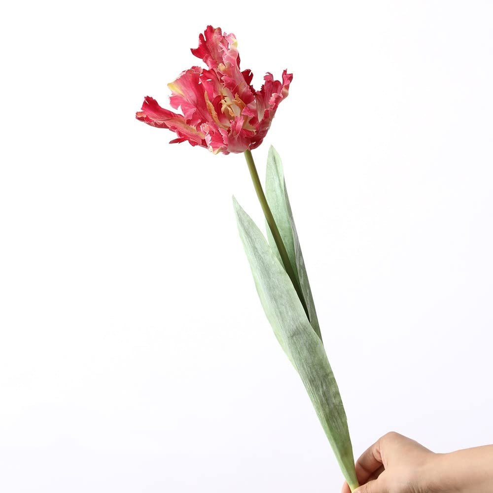 Artificial Tulip Flowers,27.2in Fake Flowers Artificial Flowers Parrot Tulips…