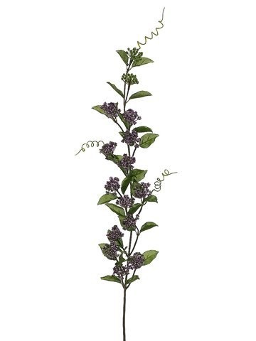Two-tone Vara Berry Artificial Floral Spray – 36″ – Lilac
