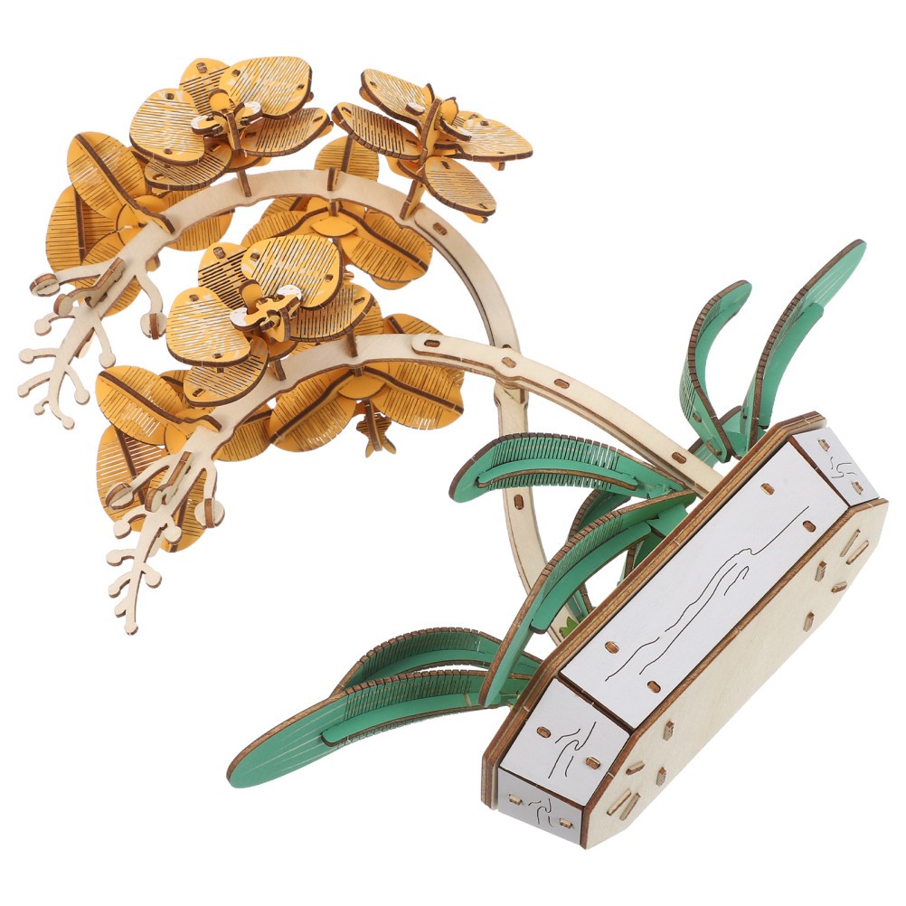 Flower Puzzle Education Toy Artificial Bouquet 3d for Plant Lovers