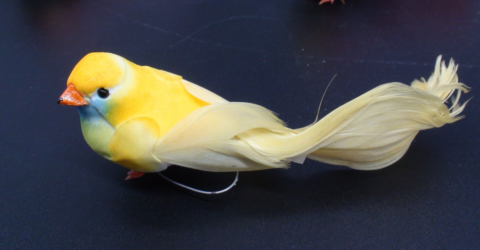 Set of 1 2 Artificial Birds for Decoration, Floral Arrangements with wires. #23