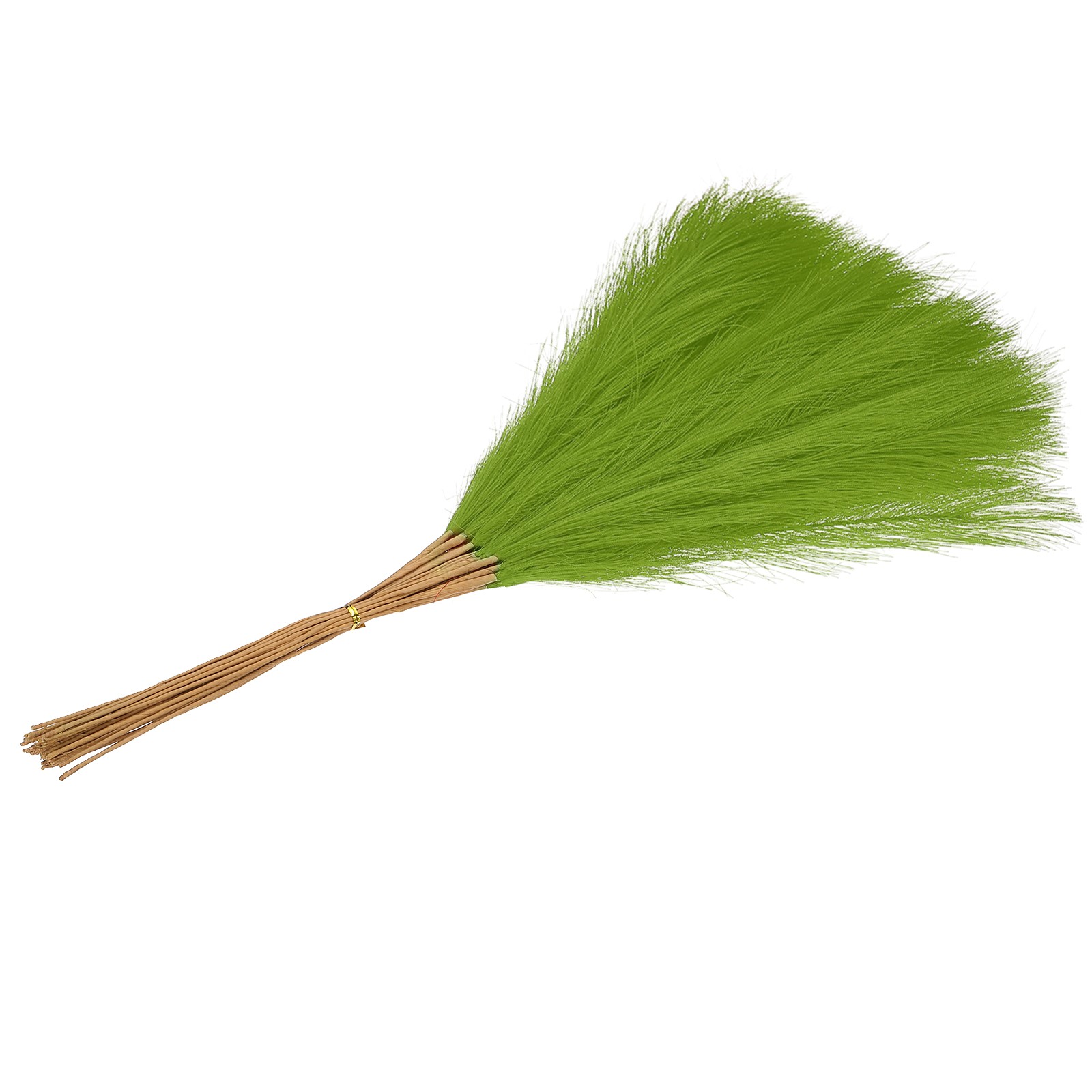 24in Pampas Grass Decor, 50pcs Artificial Pampas Grass Bulk, Green