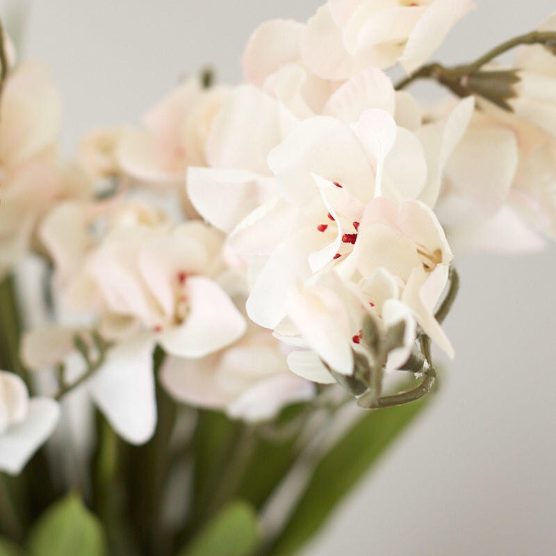 Set of 12 Bright White Artificial Freesia 26″ Floral Sprays