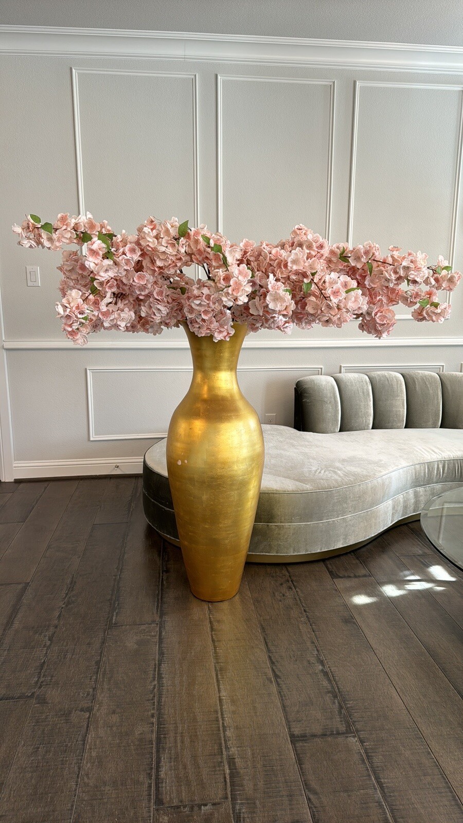 NWT EXTRA LONG CHERRY BLOSSOM STEM EXTRA FULL Faux Flower