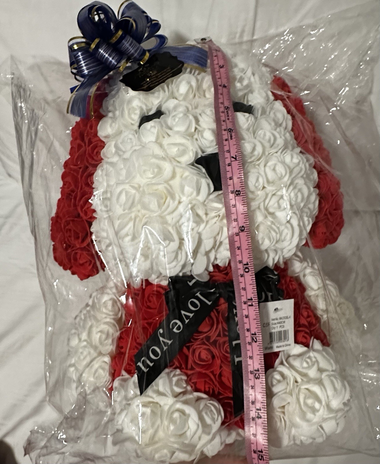 Artificial Rose Teddy Bear Day Gift Look At The Photos