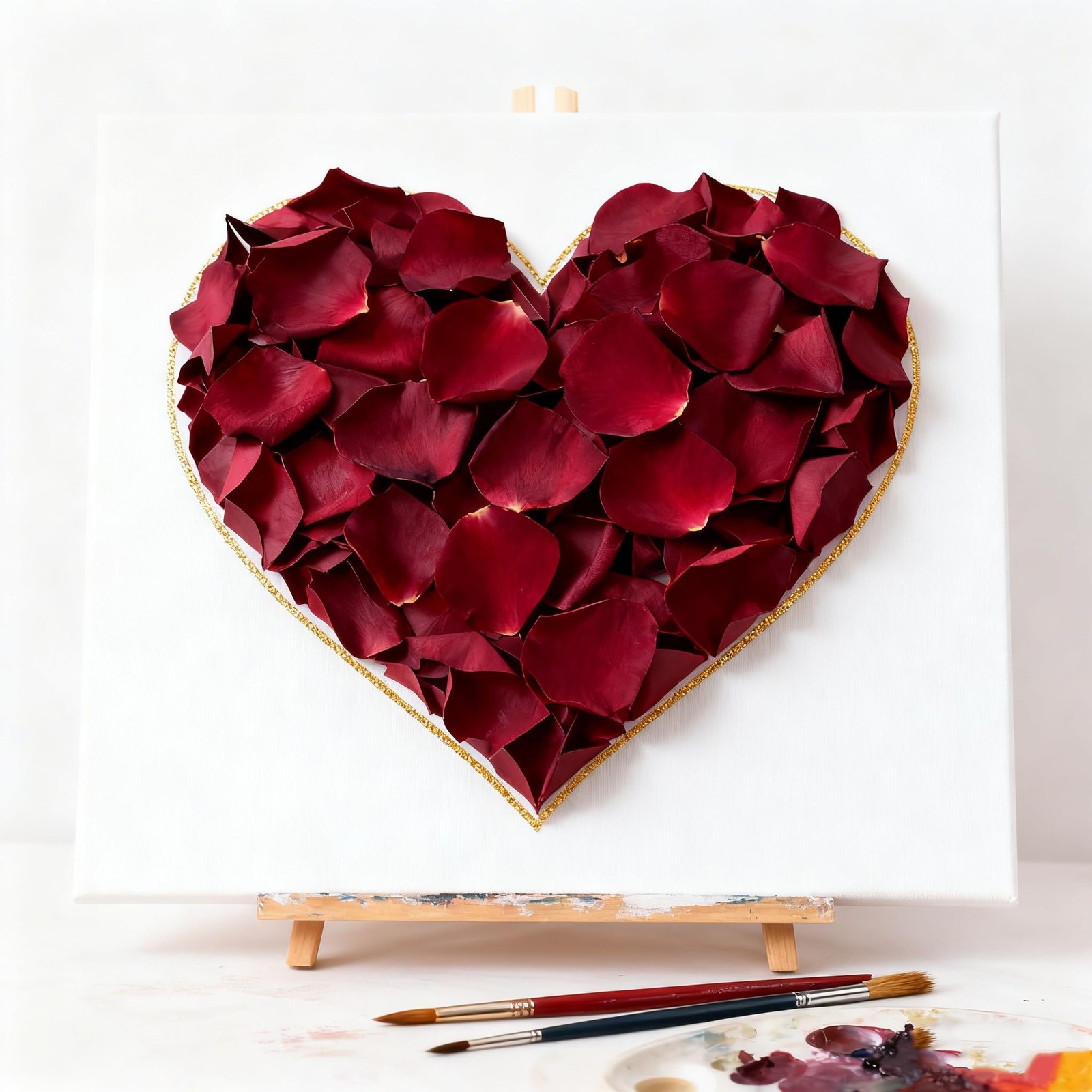 400PCS Wine Red Rose Petals Fake Slik Flower Petals for Wedding Artificial Fl…