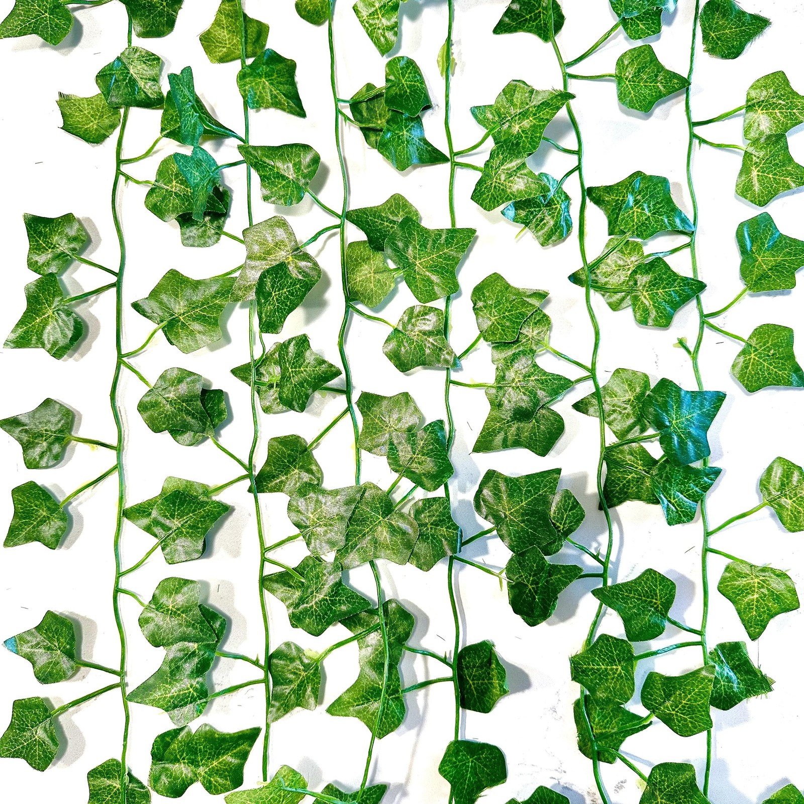 24 Pack (168Ft) Fake Ivy Garland Artificial Fake Vines Leaf Flower Balcony dé…