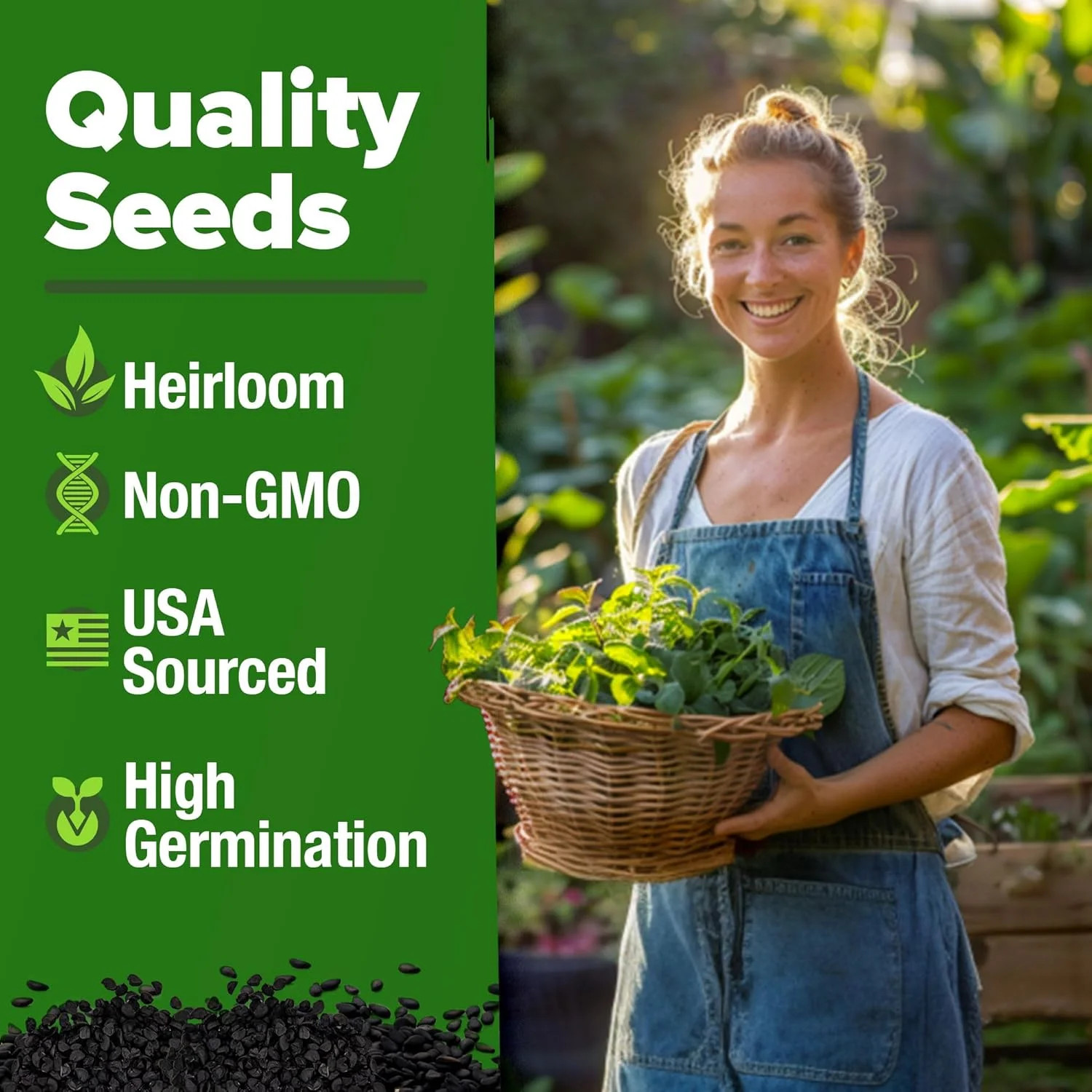Lemon Balm Seeds- 806 Non GMO Heirloom Seeds for Planting – Melissa o