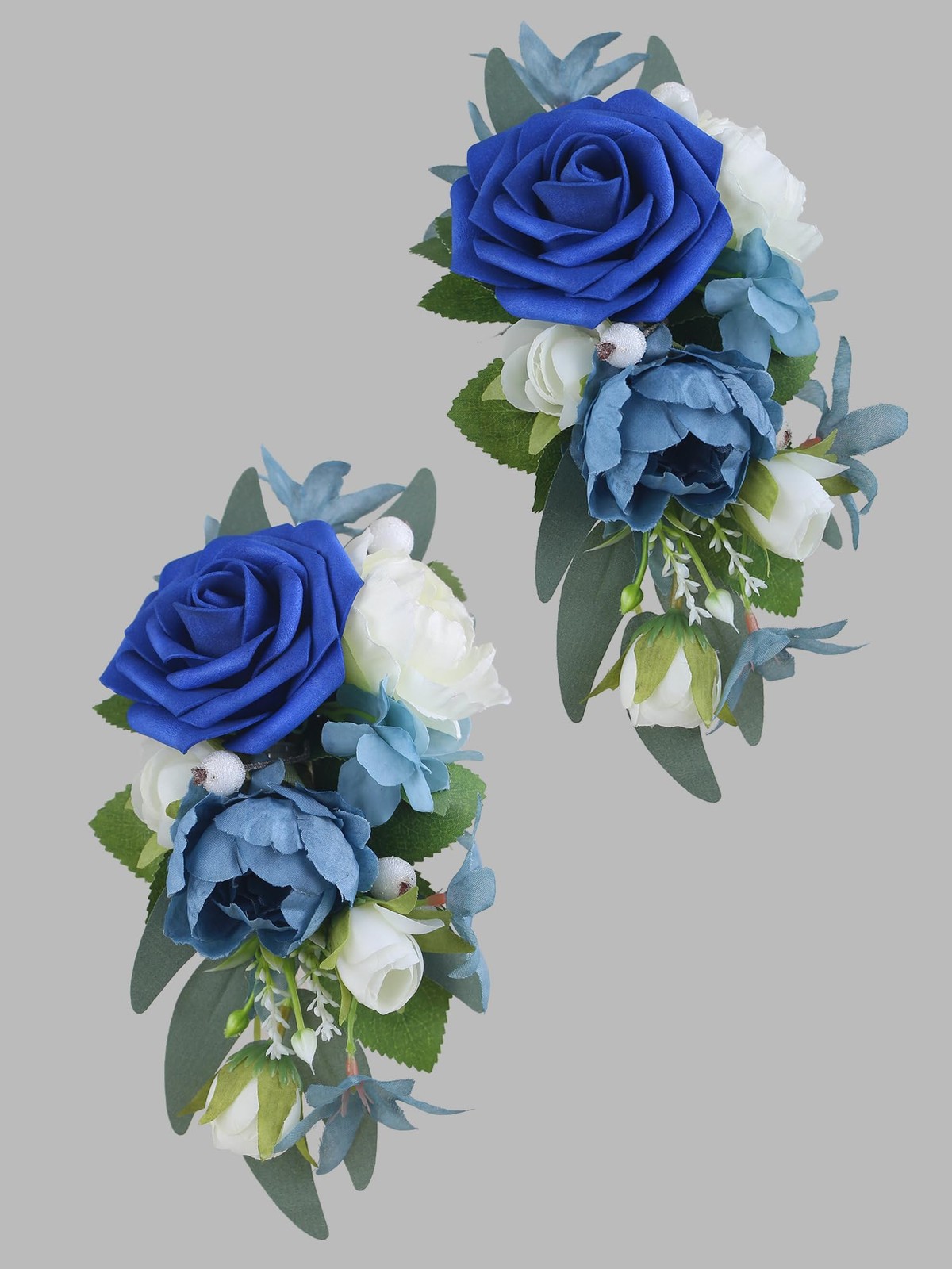 1 PCS Floral Shoulder Corsage Navy Blue Mother Of The Bride Wedding Prom