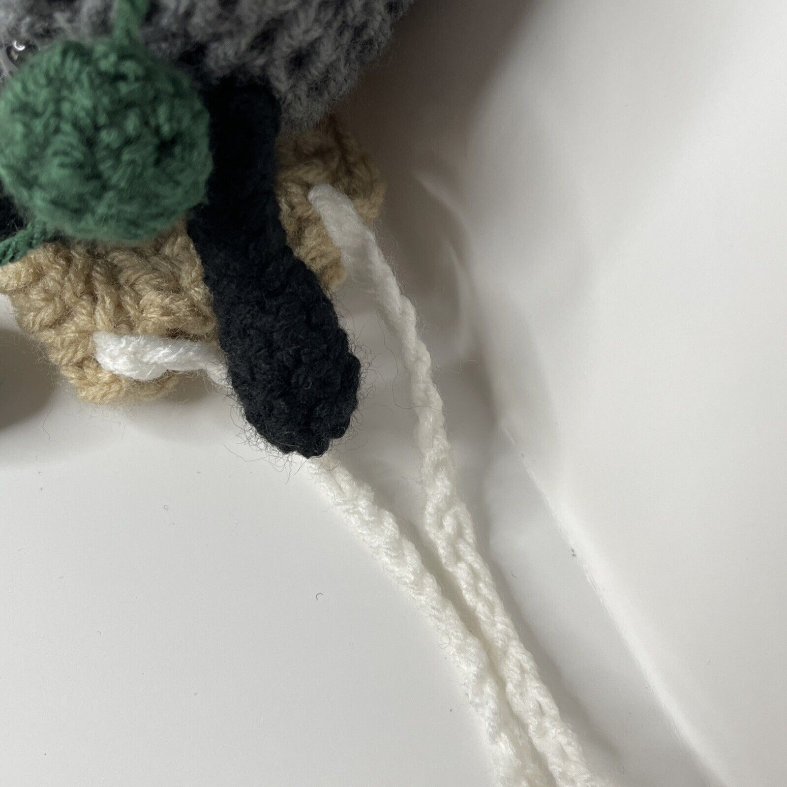 Handemade Crochet Indoor Plant/ String Of Pearls With Swing Gift Plush Toy Decor