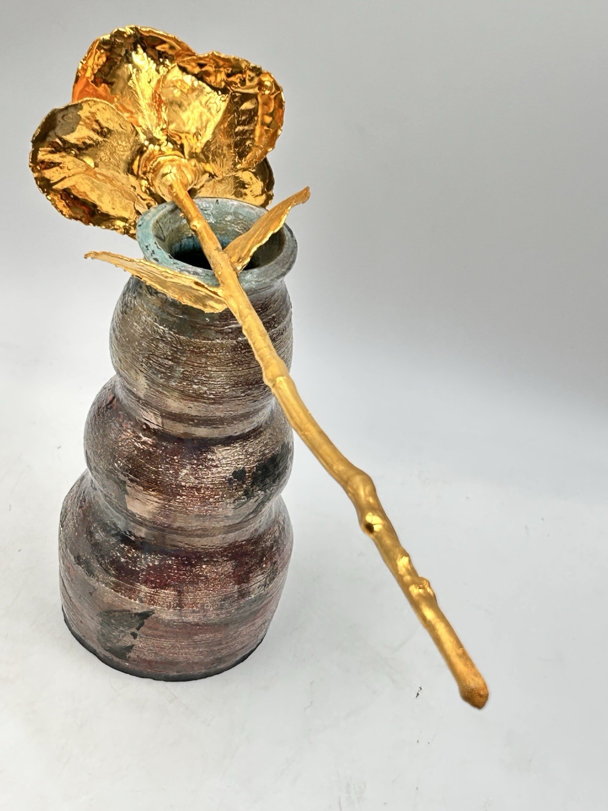 Living Gold 24K Gold Heavy Dipped Long Stem Rose