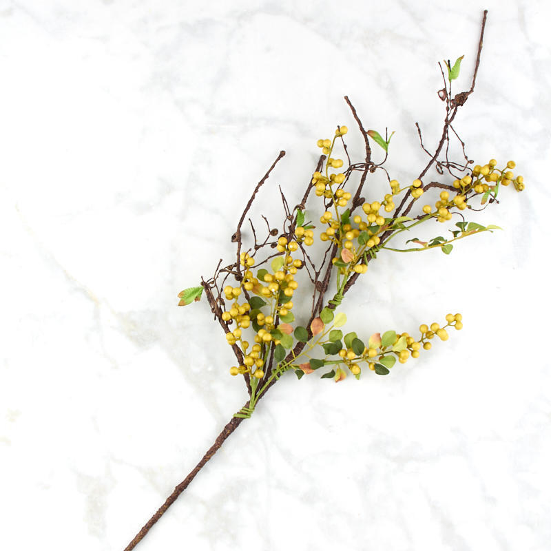 Set of 2 Artificial Green Berry and Twig 30″ Branch Sprays