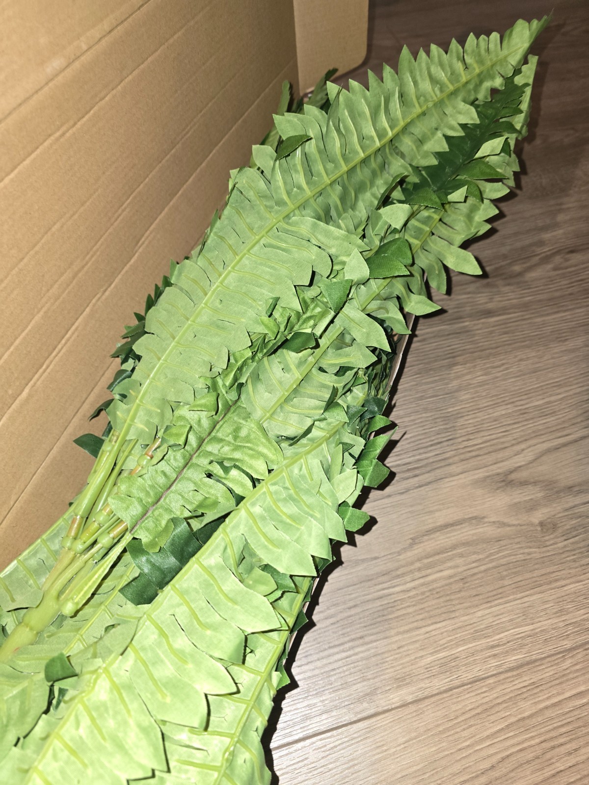 35″ Ferns Artificial Bush Plants Large 2 Boston Ferns For Outdoor Home Decor