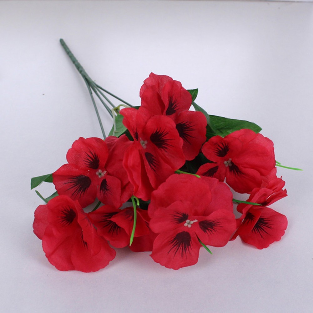 Artificial Pansy Flowers with Bright Colors for Beautiful Arrangements