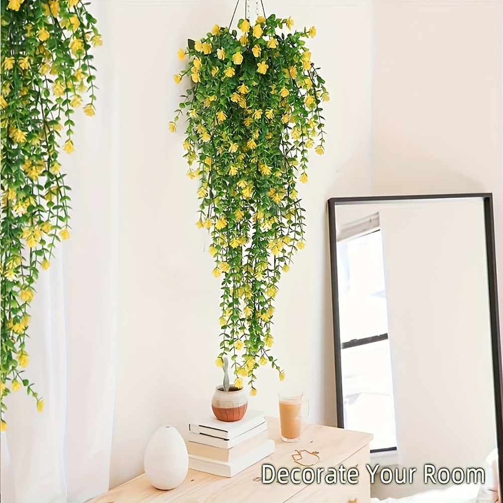 Artificial Eucalyptus Plants UV Resistant Plants High-Quality Plastic Material