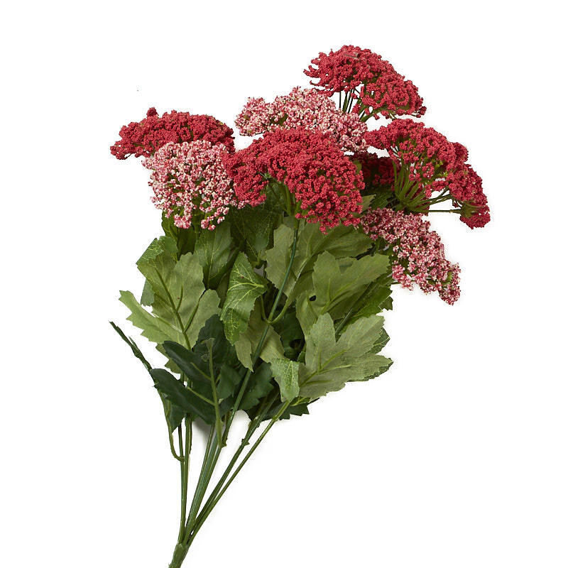 Rose and Pink Artificial Queen Anne’s Lace 17″ tall Bush