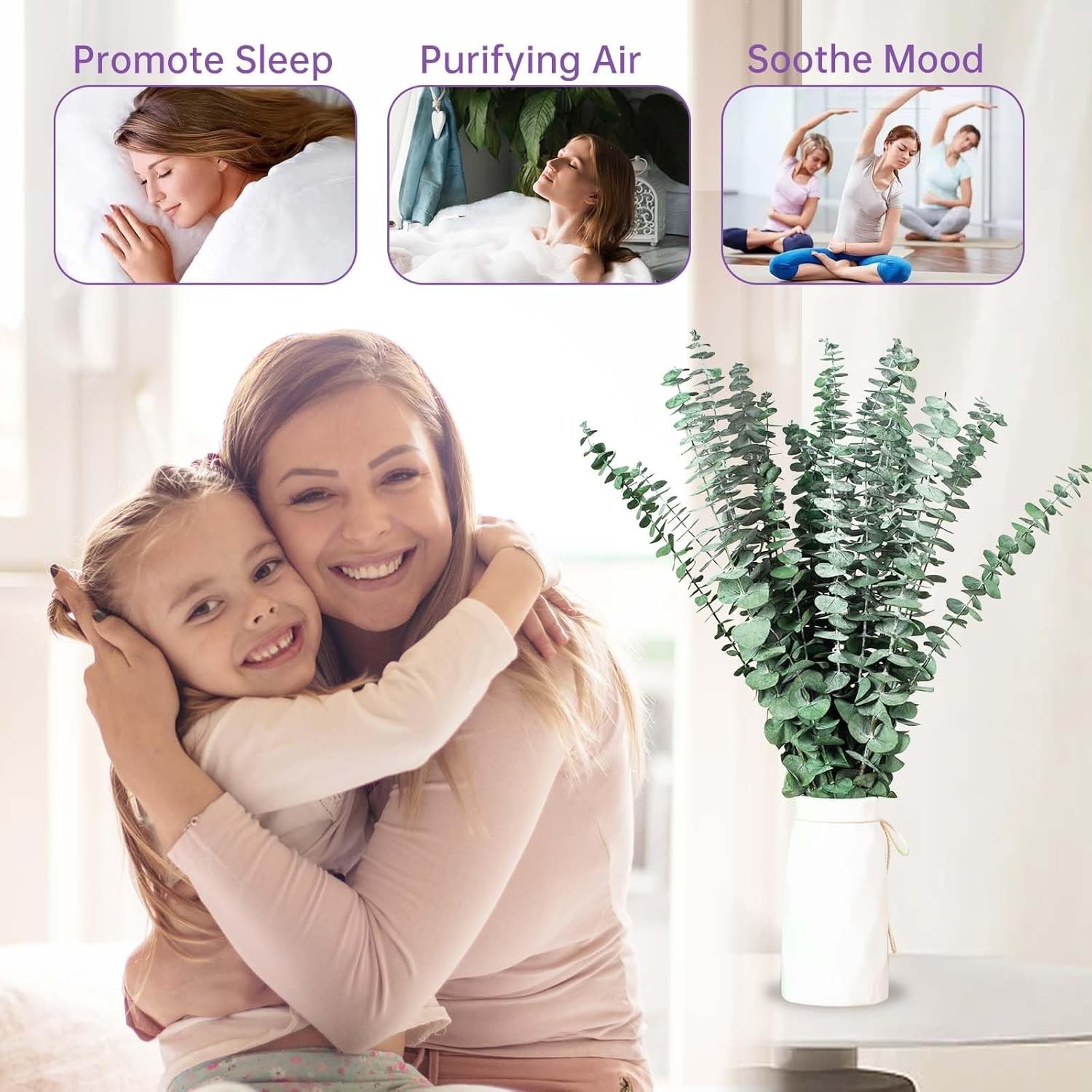 Natural Preserved Eucalyptus Stems – Serenity for Showers & Occasions