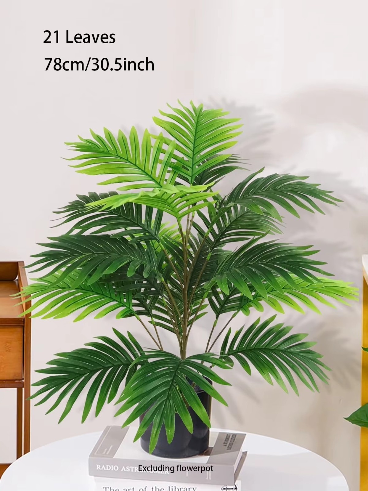 Large Artificial Palm Tree 70-120cm Faux Tropical Plant Indoor Home Office Decor