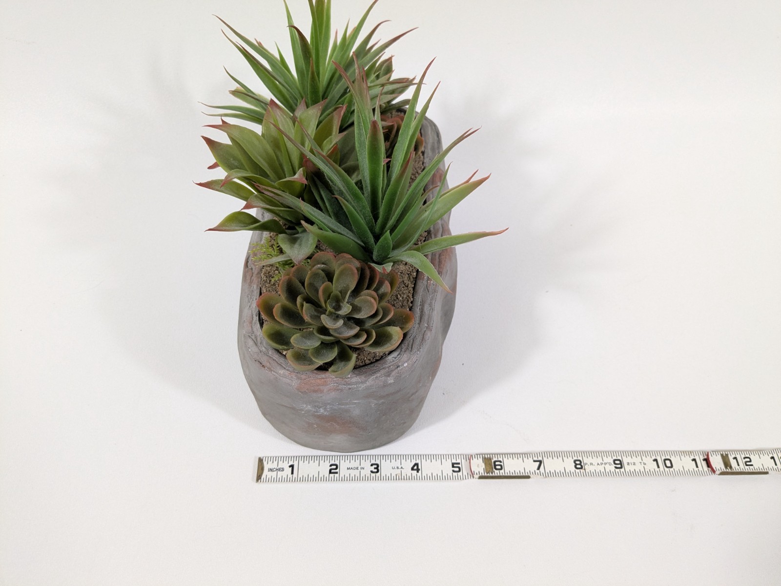 Faux Fake Succulent Potted Plant Agave Aloe Cactus Desert Plants Decor