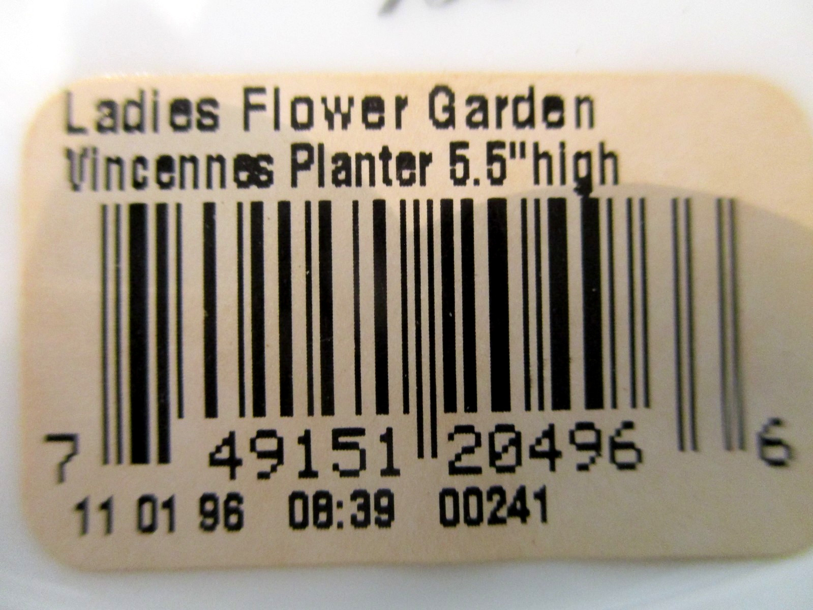 Portmeirion Ladies Flower Garden Footed Orchid Cache Pot Planter Mint Rare!
