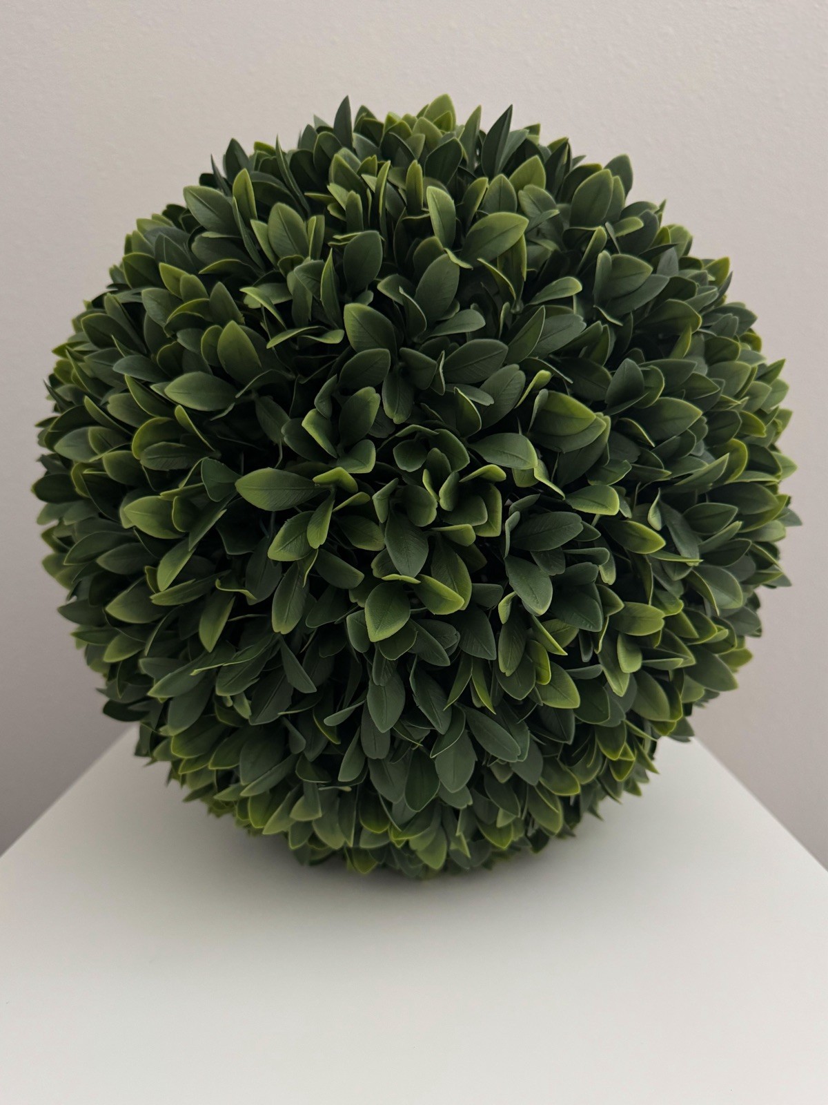 Faux Green Topiary Ball 12” NWOT