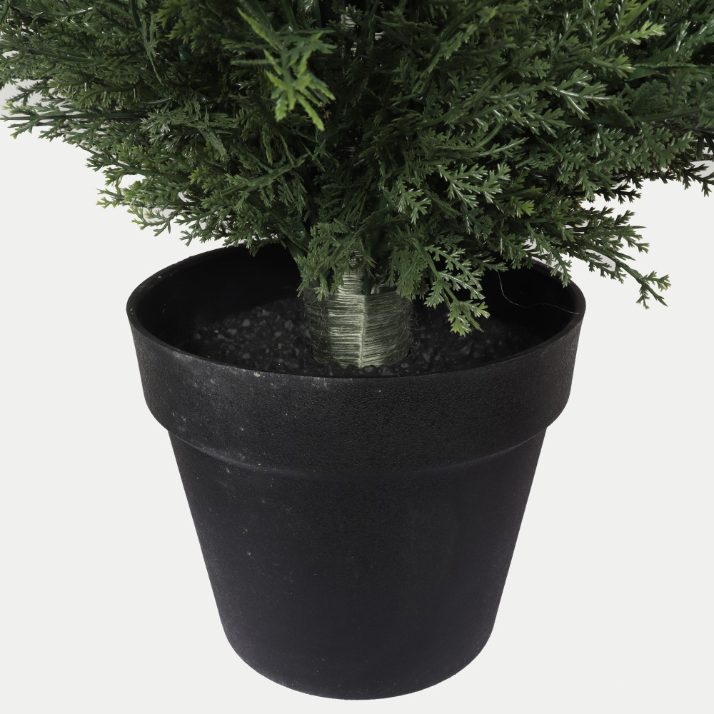 5FT artificial cypress tree realistic indoor and outdoor fake pruning plant
