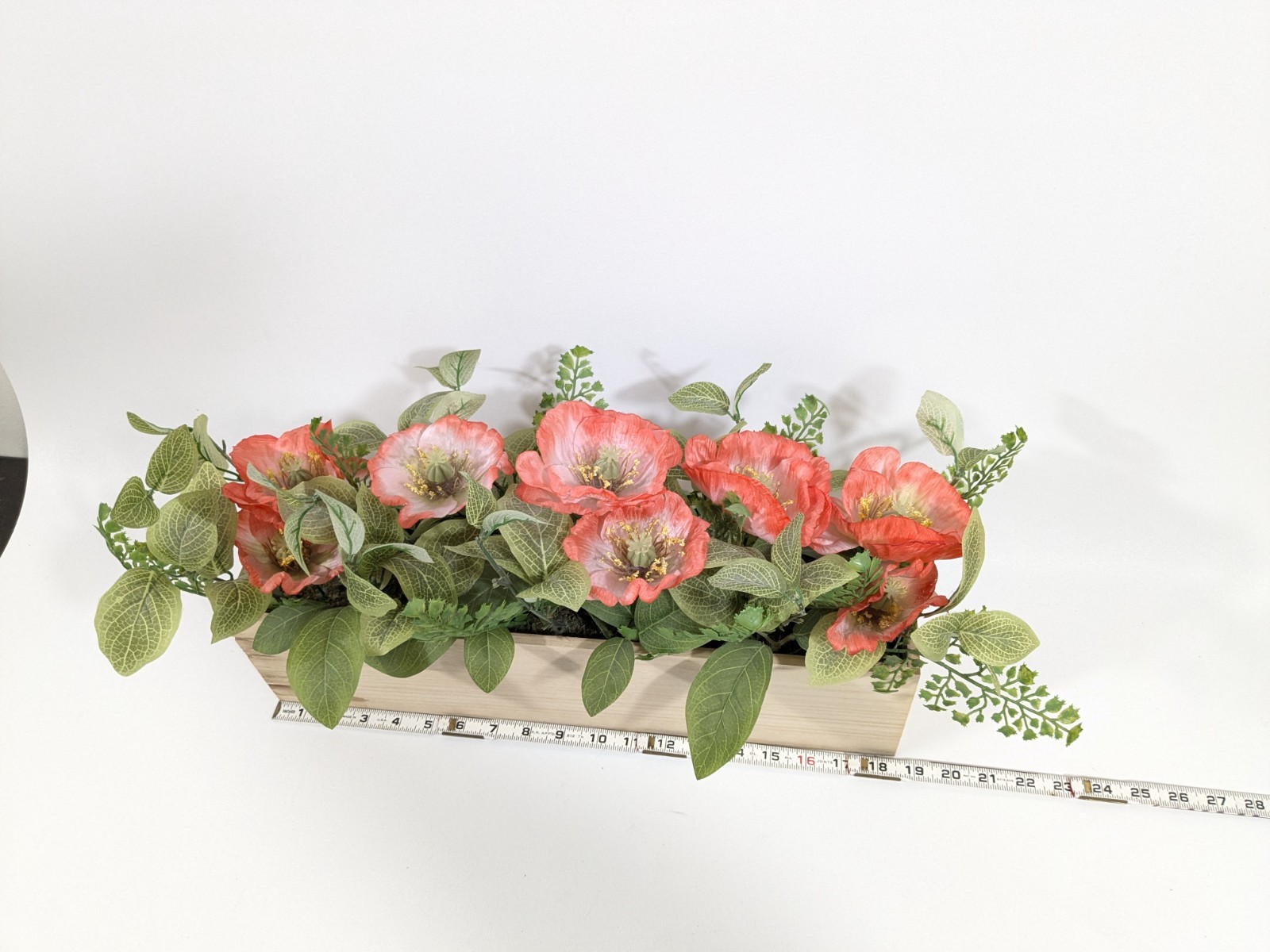 Large Pink Flowers Pretty Artificial Plants Decorations 18.5″ long Great Decor