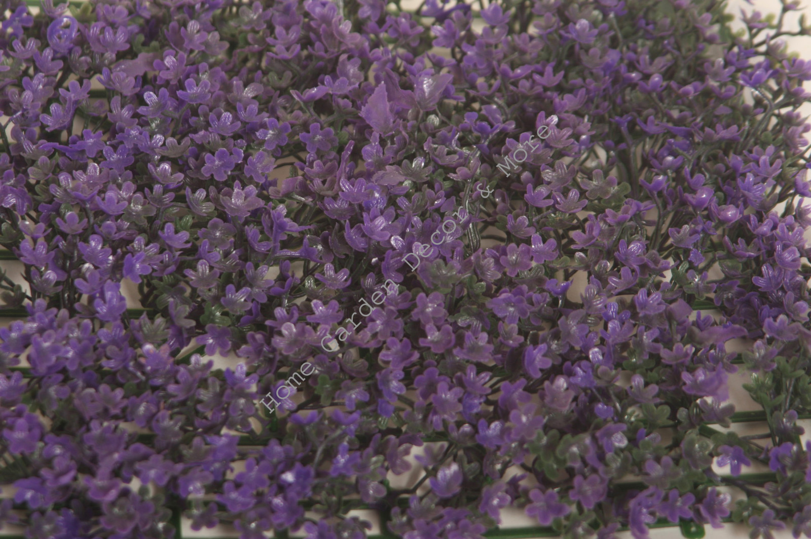 Artificial Purple Fake Flower Mat Patio Hedge Plant Grass Lawn Turf Tree Topiary
