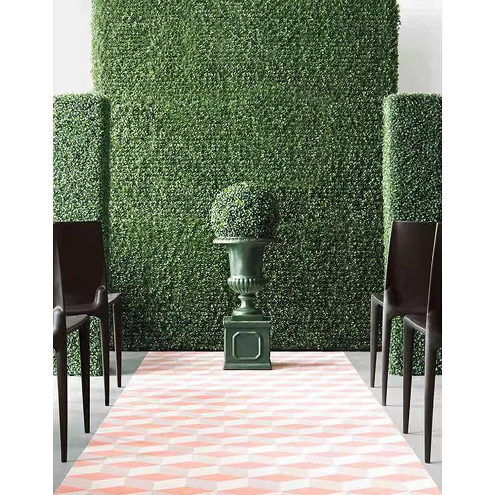 20 In. H X 20 In. W Gorgeoushome Artificial Boxwood Hedge Greenery Panels,Milan
