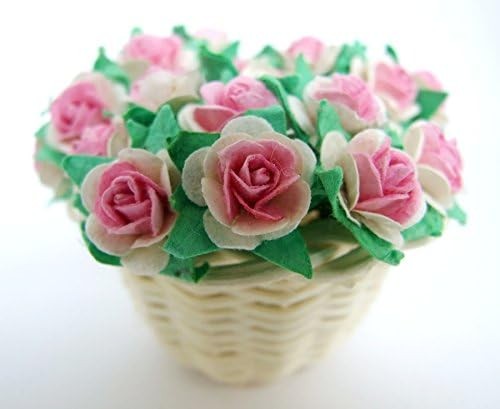 Assorted 100 Tiny Pink Rose Mulberry Flower Artificial Craft Scrapbook Valent…
