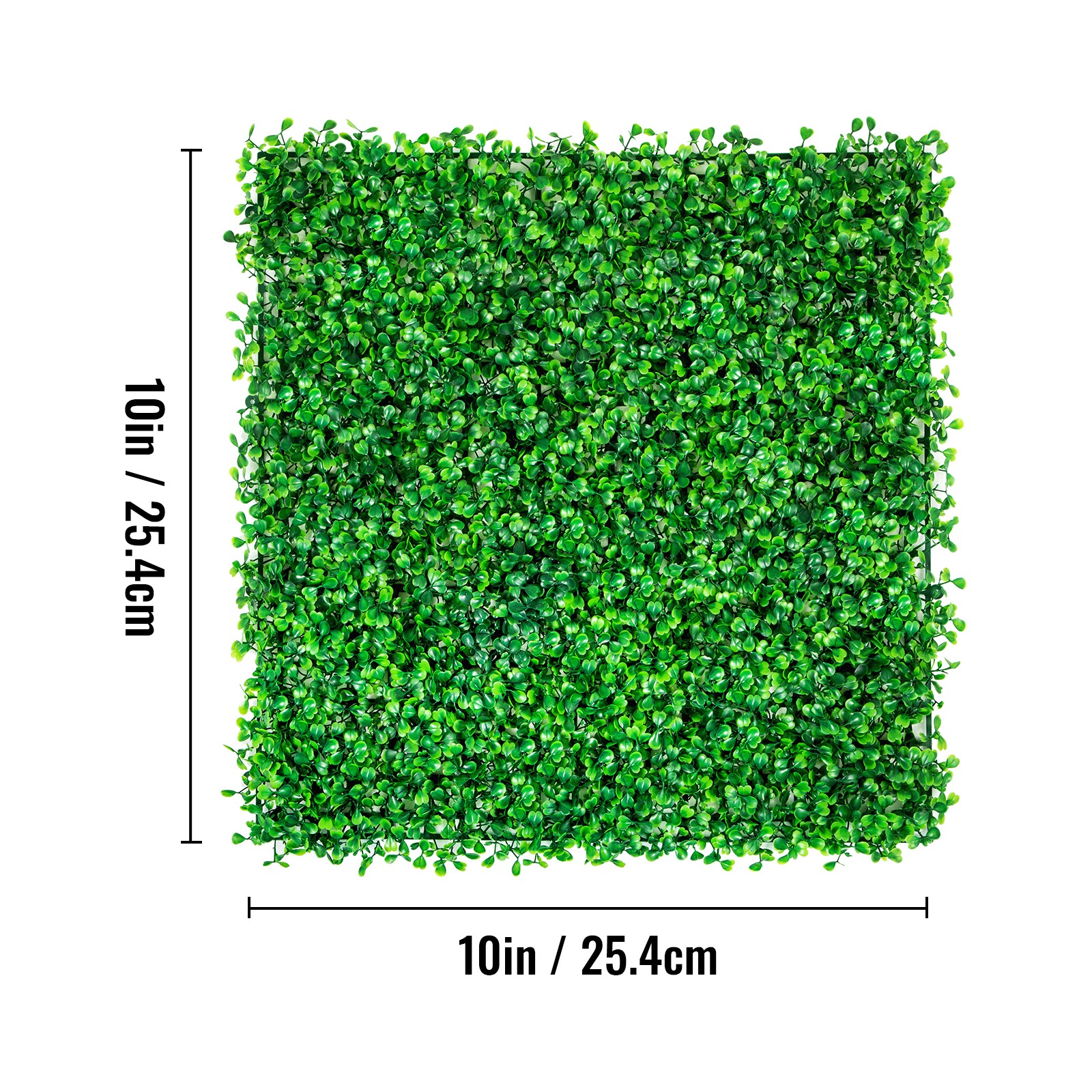 Uimoso 48pcs UV-Resistant Boxwood Panels, 10″ x 10″ for Privacy Fences